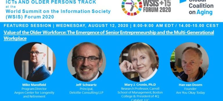 Panel discussion on senior entrepreneurship and the multi-generational workplace